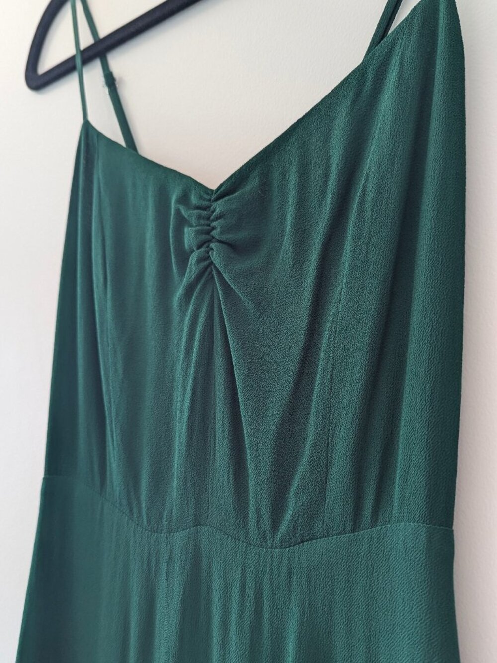 Reformation Emersyn Dress, Emerald, Size 0, NWT - Picture 4 of 8